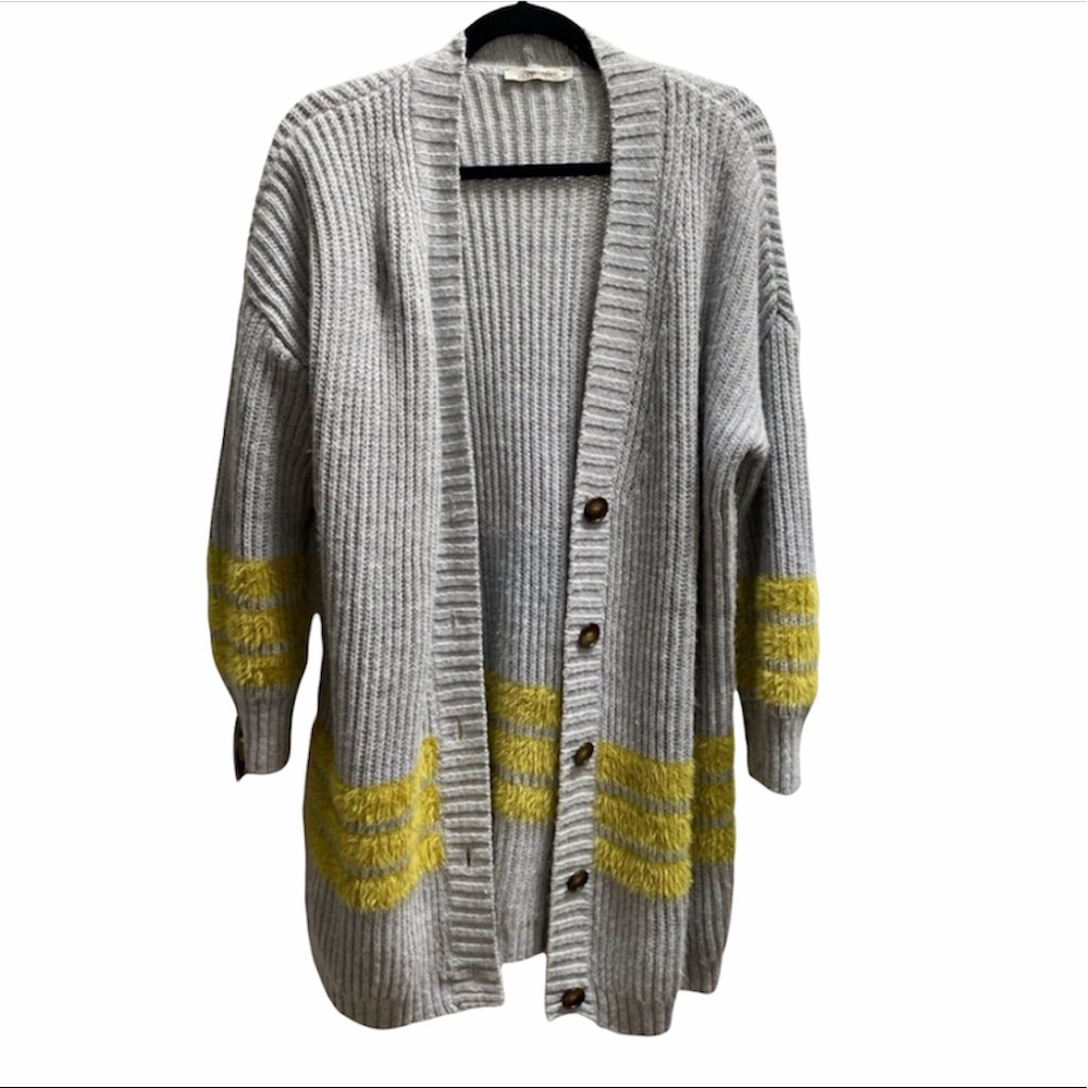 Cute Striped Knit Cardigan